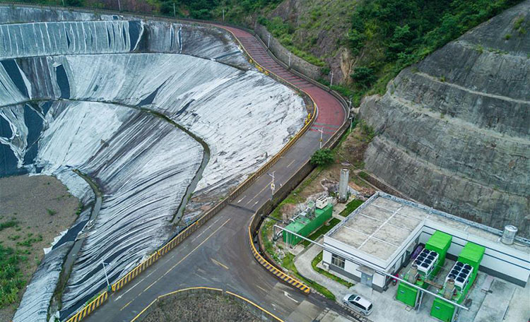 電站貯灰場土工膜