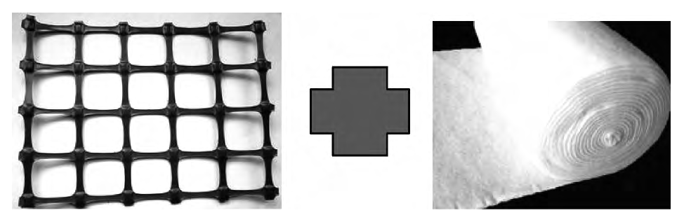 土工格柵復(fù)合反濾土工布用于處理一般軟基